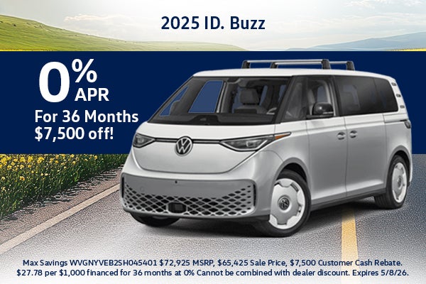 0% APR for 36 Months Plus $7,500 Off!!